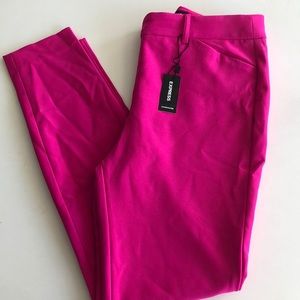 NWT Express Neon Berry Columnist Pants